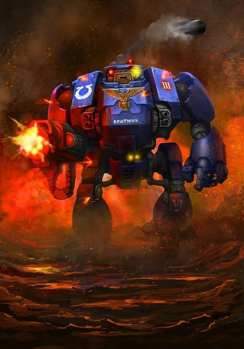 Дредноут вархаммер 40000 Ультрамарины