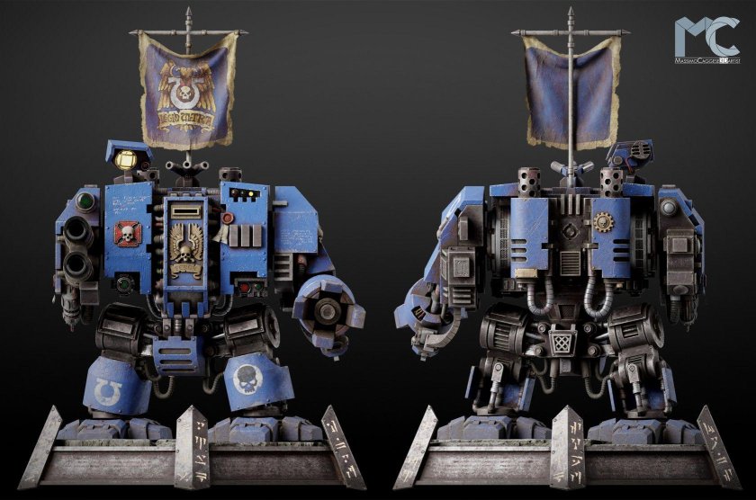 Дредноут вархаммер 40000 Ультрамарины