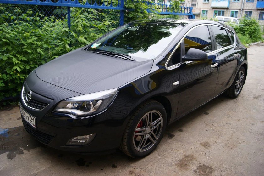 Карбон для Опель Астра j