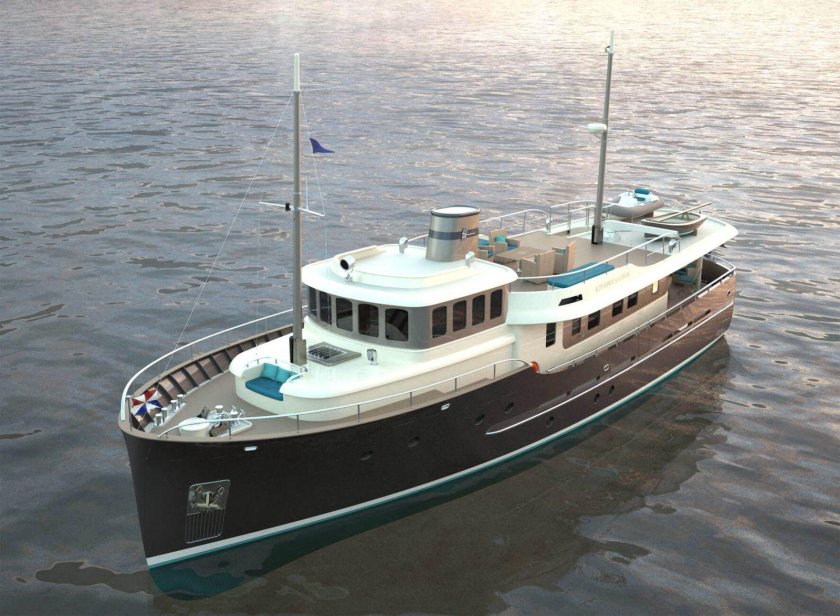 Моторные яхты Конрад Классик 68