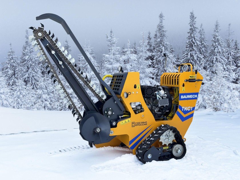 Траншеекопатель baumech