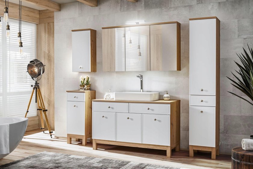 Шкаф 90 для ванной