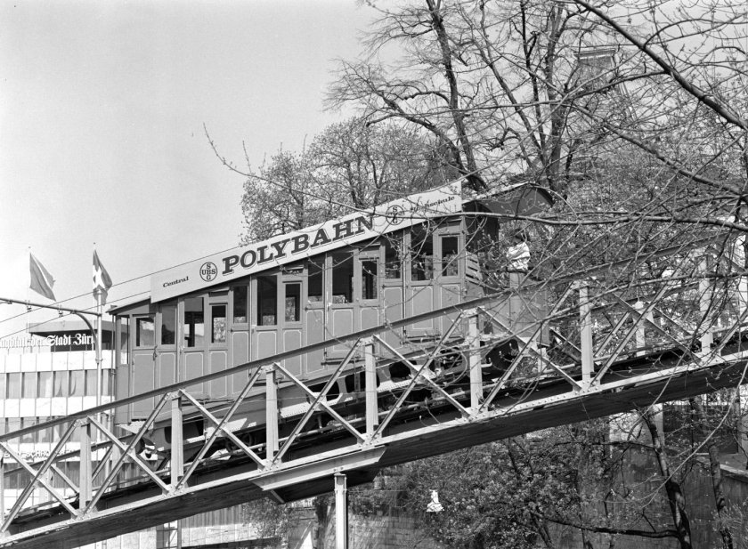 Фуникулёр Полибан Цюрих фото