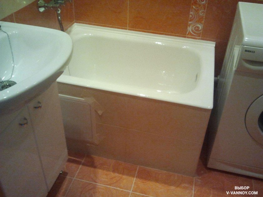 Акриловая ванна сидячая 90х70
