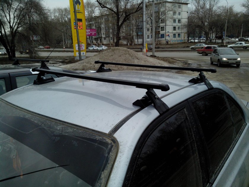 Багажник на крышу Хендай акцент ТАГАЗ