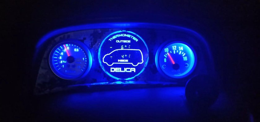 Приборная панель Делика