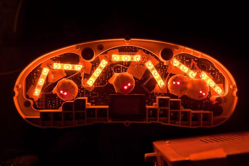 Лампочки в приборку Калина 1