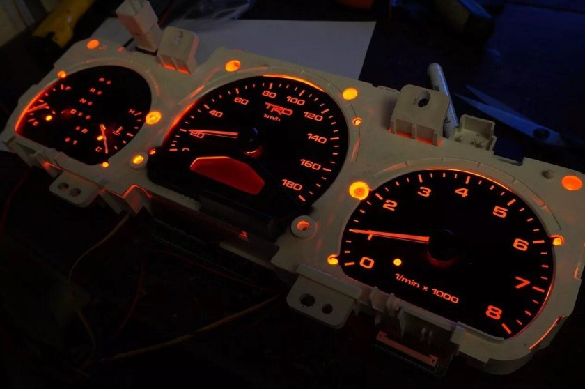 Тойота аристо приборная панель