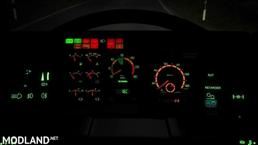 Приборная панель Скания етс 2