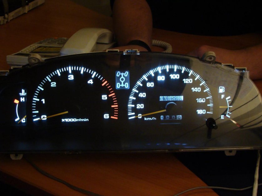 Панель приборов тойота