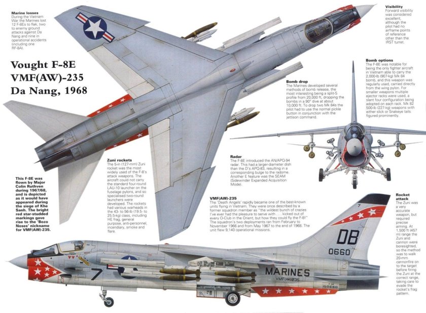 Самолет f-8e Crusader