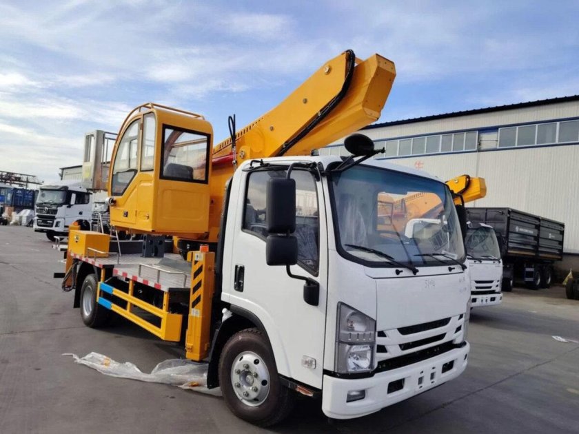 Автовышка isuzu elf