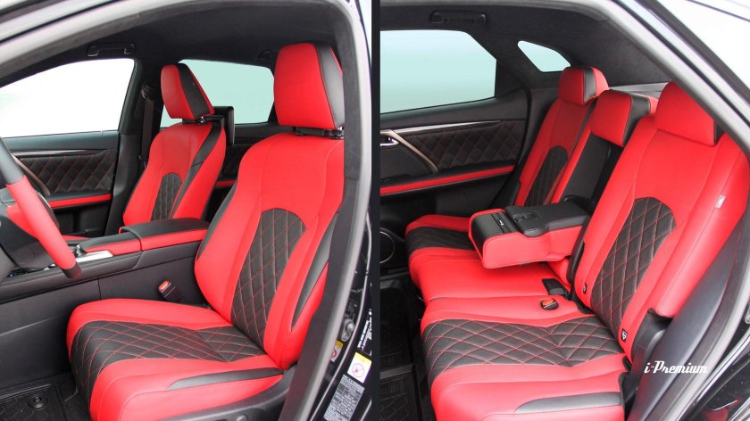 Lexus RX красный салон