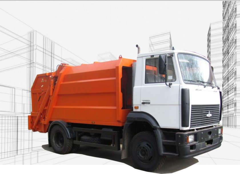 Мусоровоз МАЗ 4380