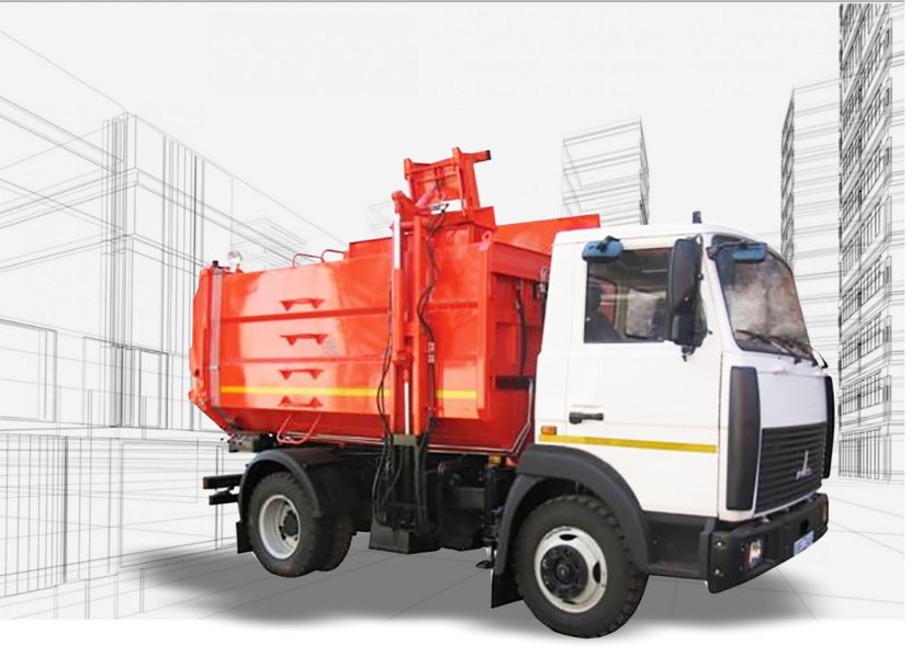 МАЗ 4370 мусоровоз