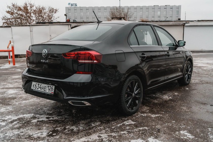 Фольксваген поло 2021 черный