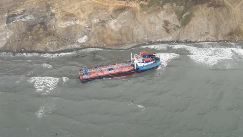 Танкер в керченском проливе