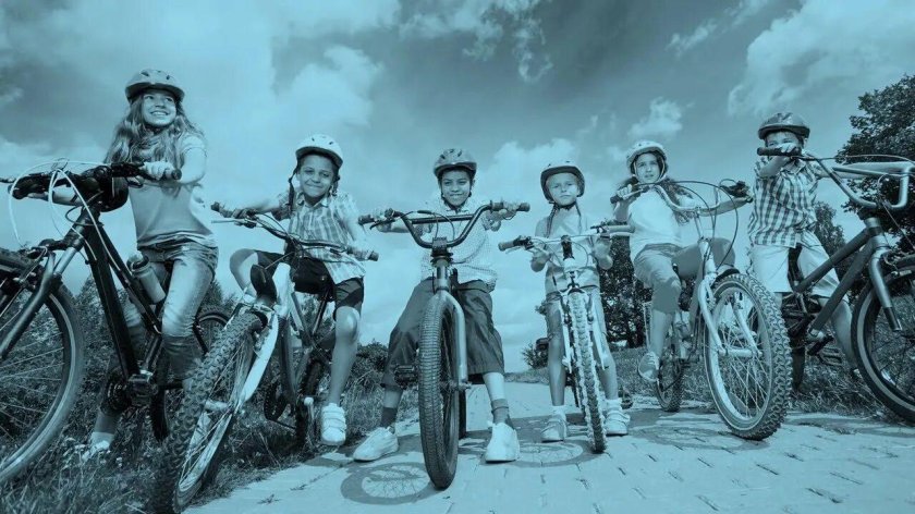 Дети на велосипедах