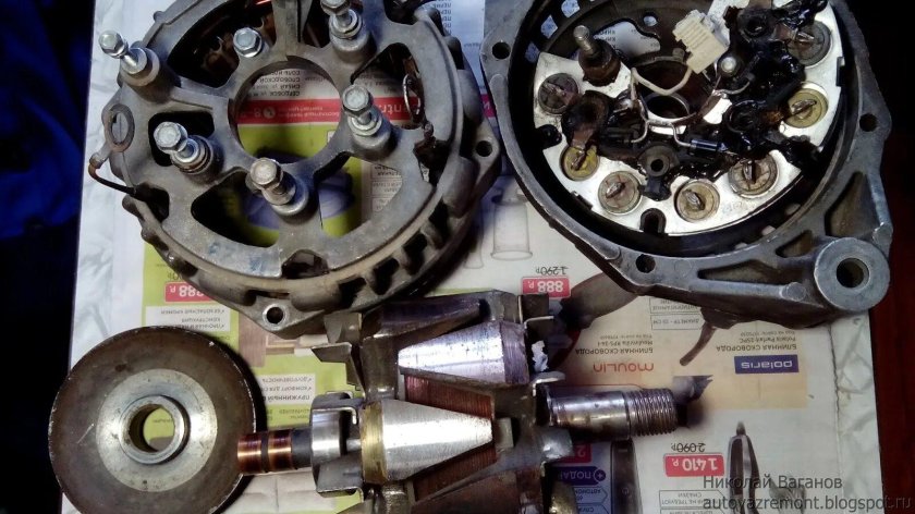 Инжекторный Генератор ВАЗ 2107