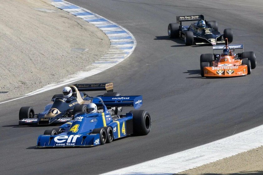 Шестиколесный Тирелл формула 1