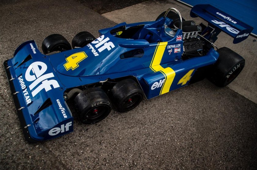 Шестиколесный Тирелл формула 1