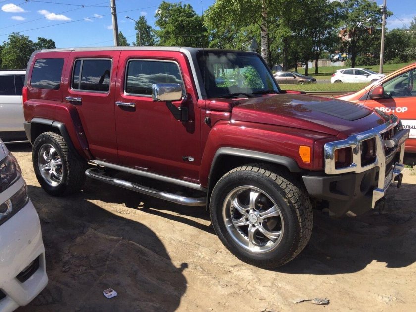 Хаммер н3 красный