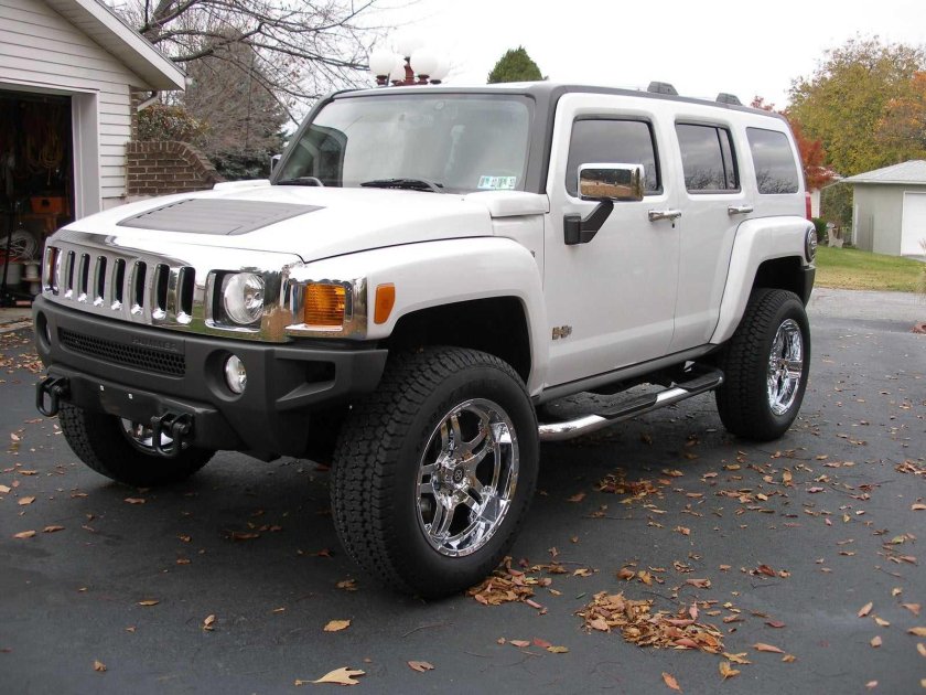 Hummer h3 White