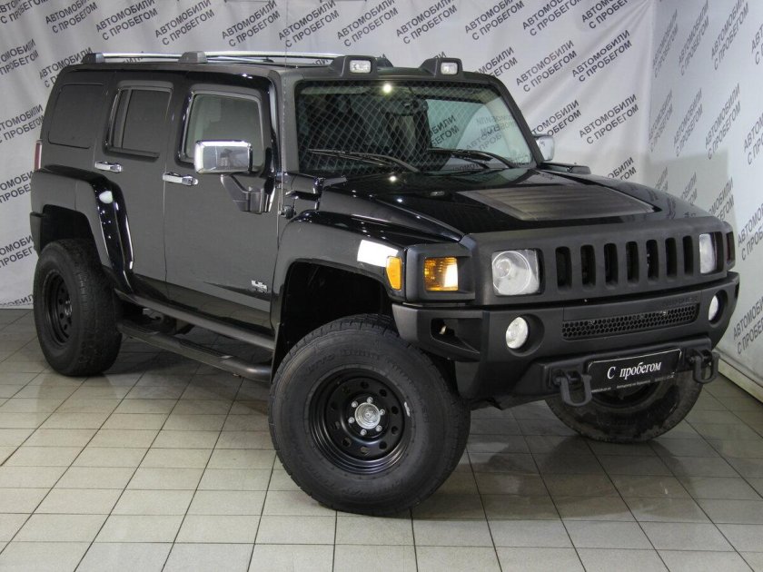 Hummer h3 черный