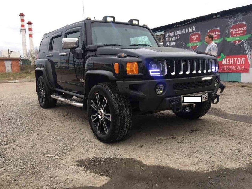 Hummer h3 черный