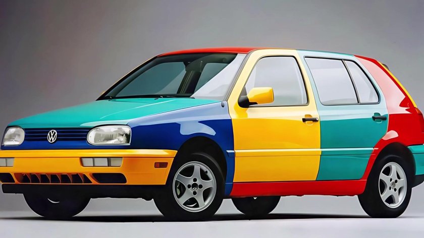 Гольф 2 Арлекин