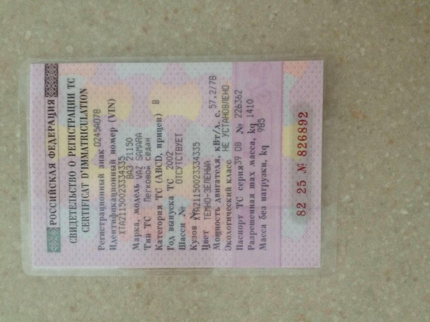 СТС автомобиля