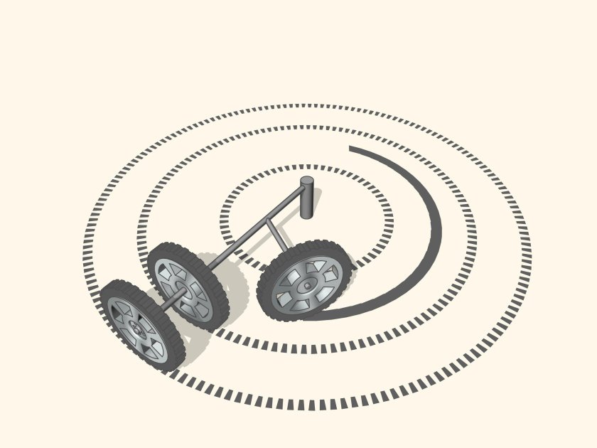 Механизм поворота колес