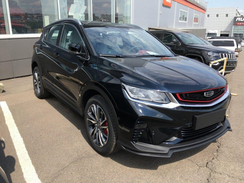 Джили кулрей черный 2021