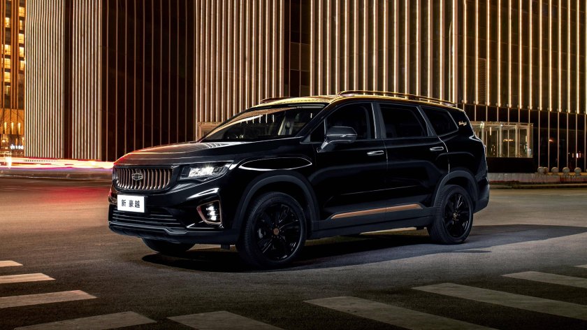 Джили Монжаро черный