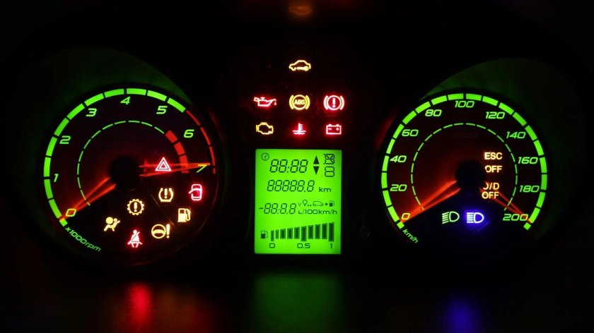 Лада Калина универсал 2014 панель приборов