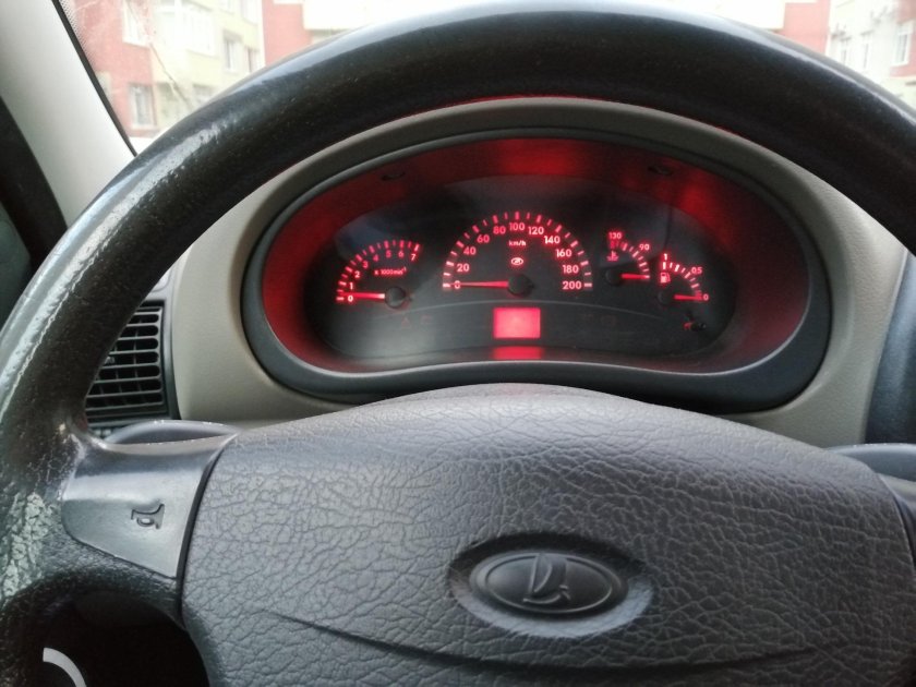 Комбинация приборов Лада Калина 1