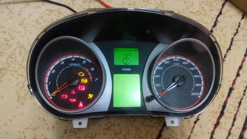 Приборная панель калина 2