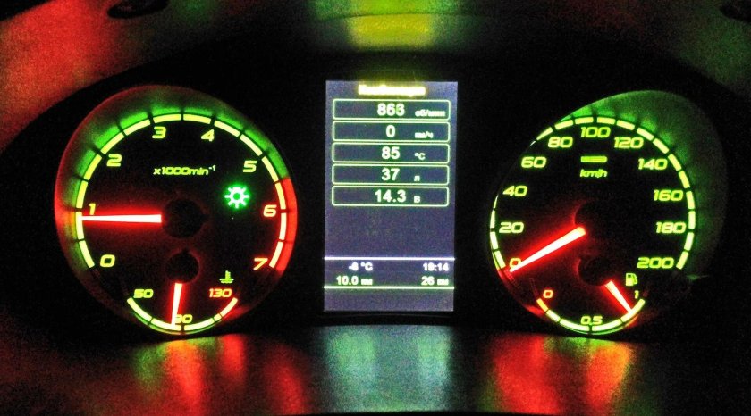 Приборная панель на Калина 1118