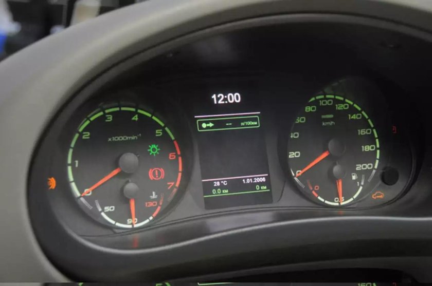 Приборка Калина 2 Люкс