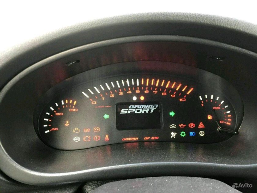 Приборка Калина 1