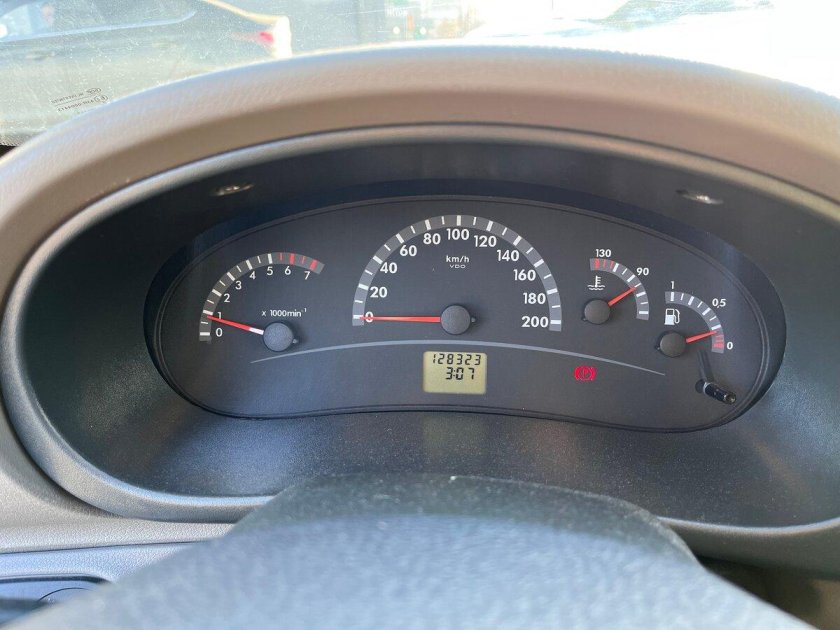 Приборка Калина 1