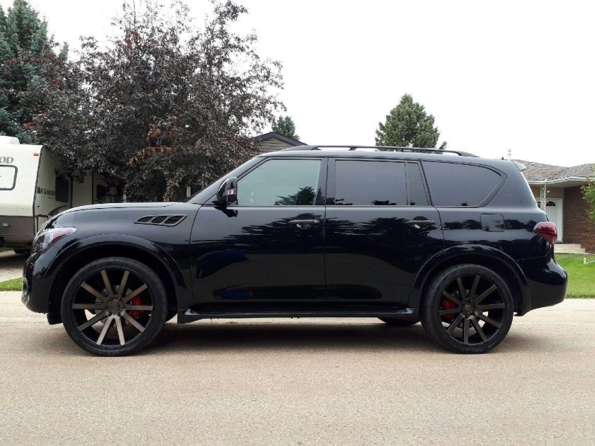 Инфинити qx80 антихром