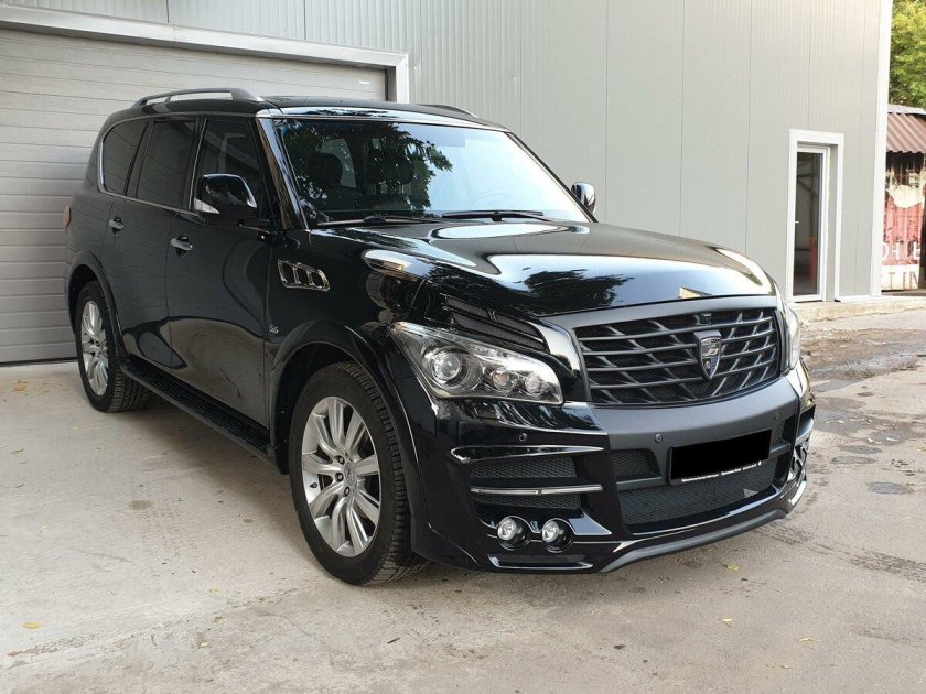 Инфинити qx80 черный