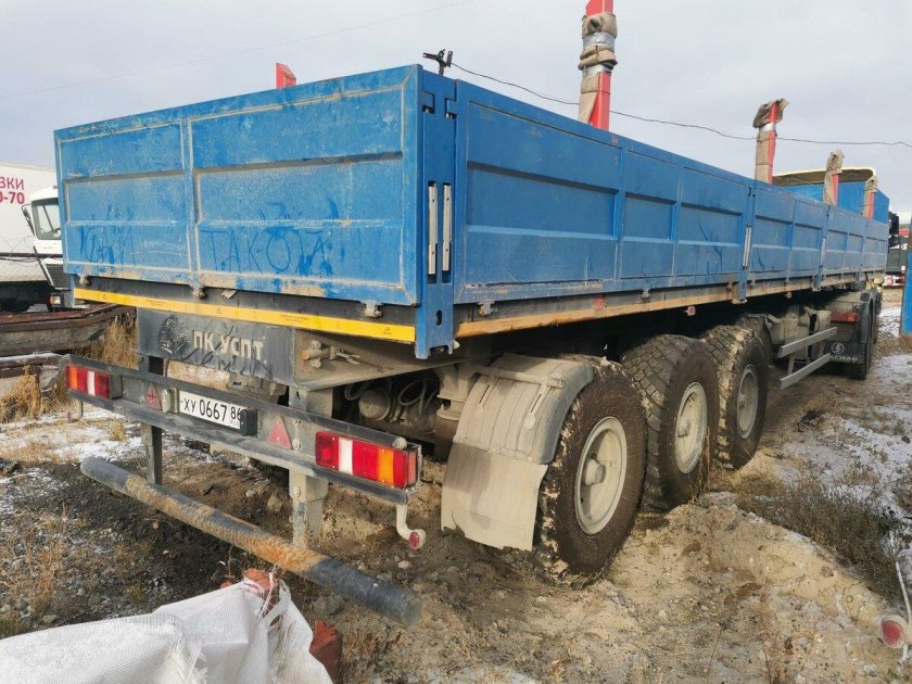 Бортовой полуприцеп нефаз 93341-0310230-07