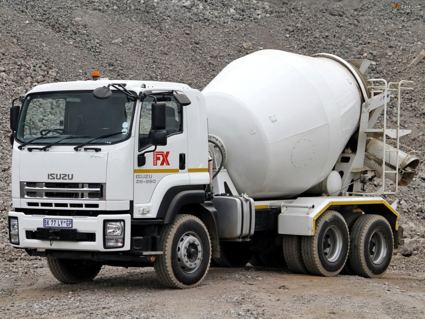 Исудзу бетономешалка