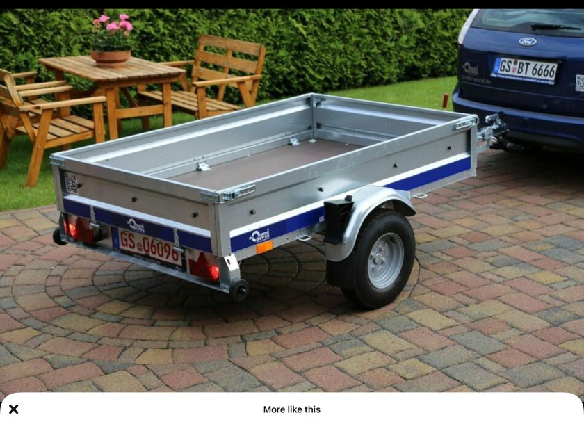 Прицеп ГДР 400 кг