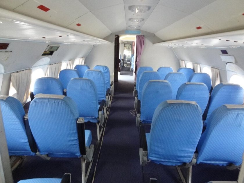 Ан 24 пассажирский самолёт салон