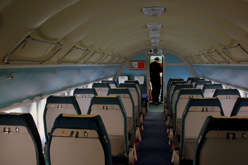 Ил-62 Air Koryo кабина