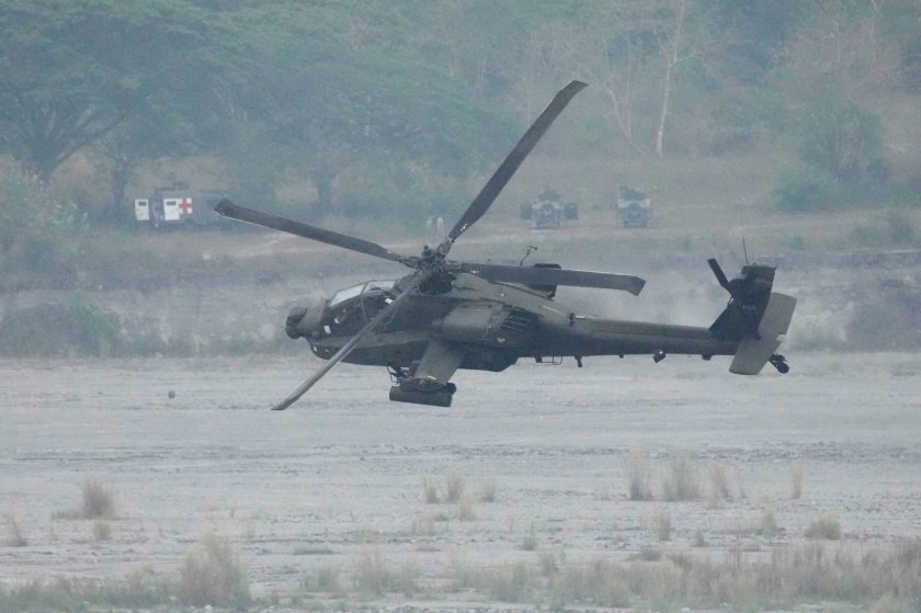 A Military Helicopter crashed in the USA