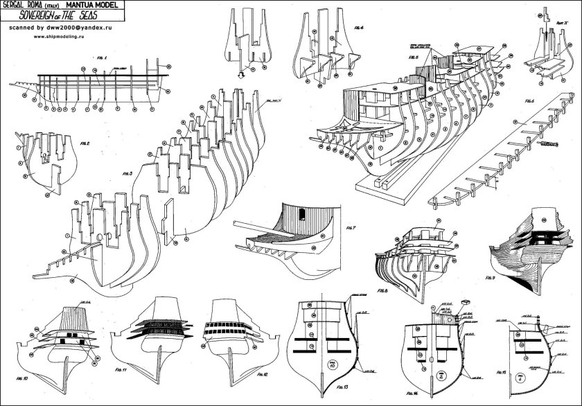 Чертеж корабля черная Жемчужина